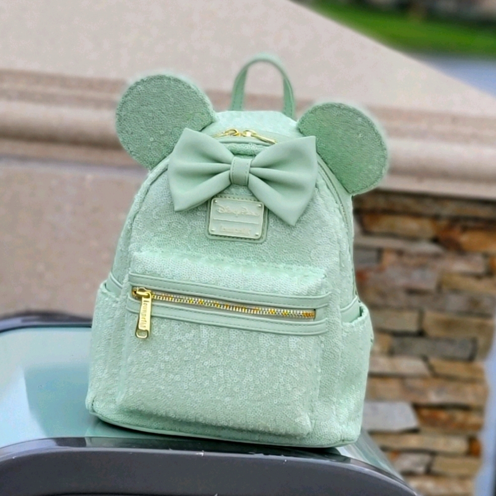 *SOLD* Loungefly Disney Mint Backpack